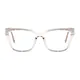 Rectangle Gradient Gray Eyeglasses