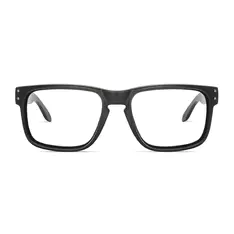 Square Matte Black Sport Eyeglasses