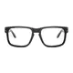Square Matte Black Sport Eyeglasses