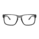 Square Matte Gray Sport Eyeglasses