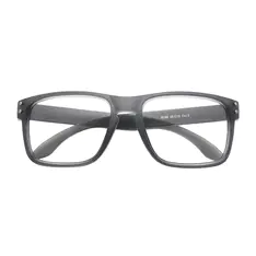 Square Matte Gray Sport Eyeglasses
