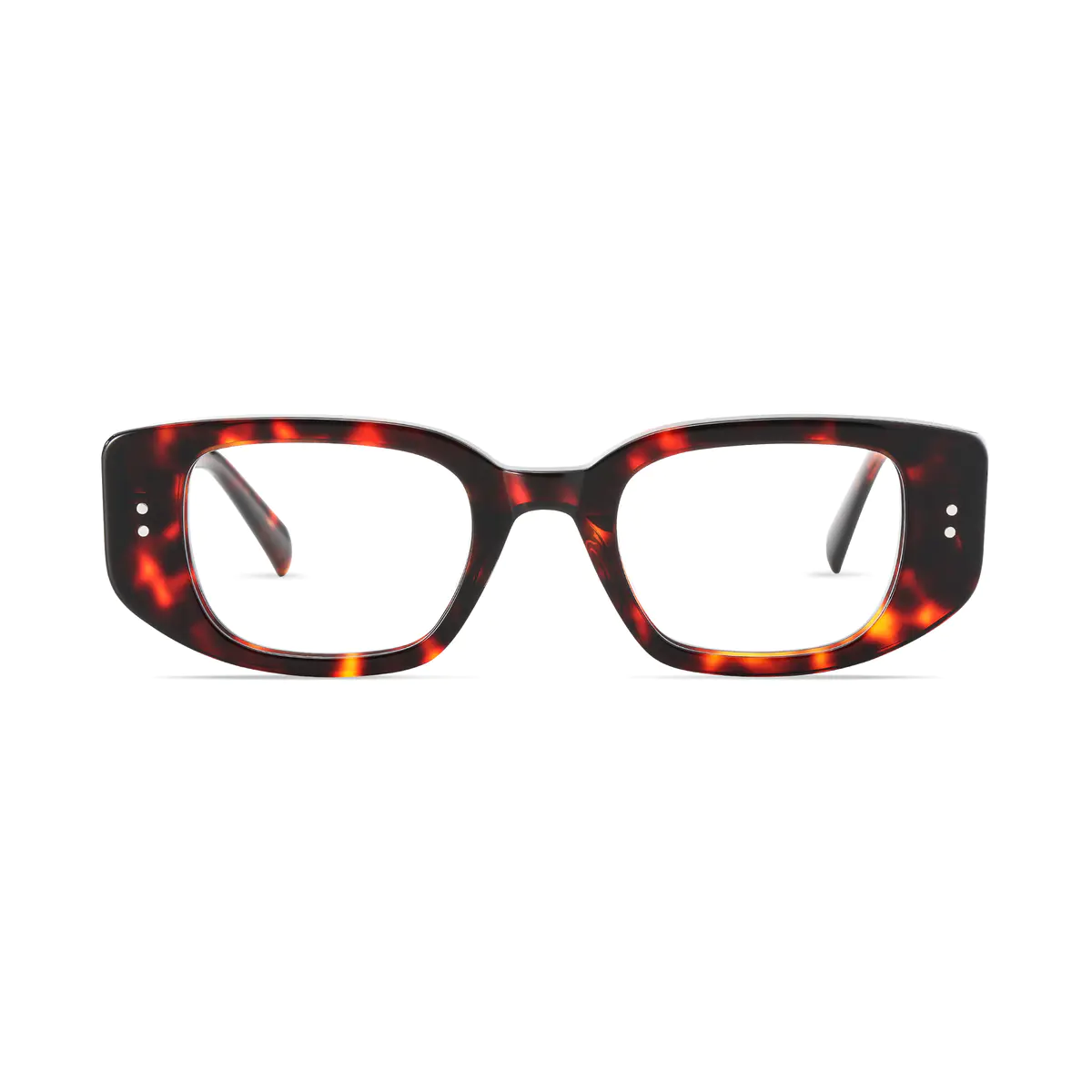 Rectangle Tortoiseshell Eyeglasses