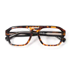 Square Tortoiseshell Eyeglasses