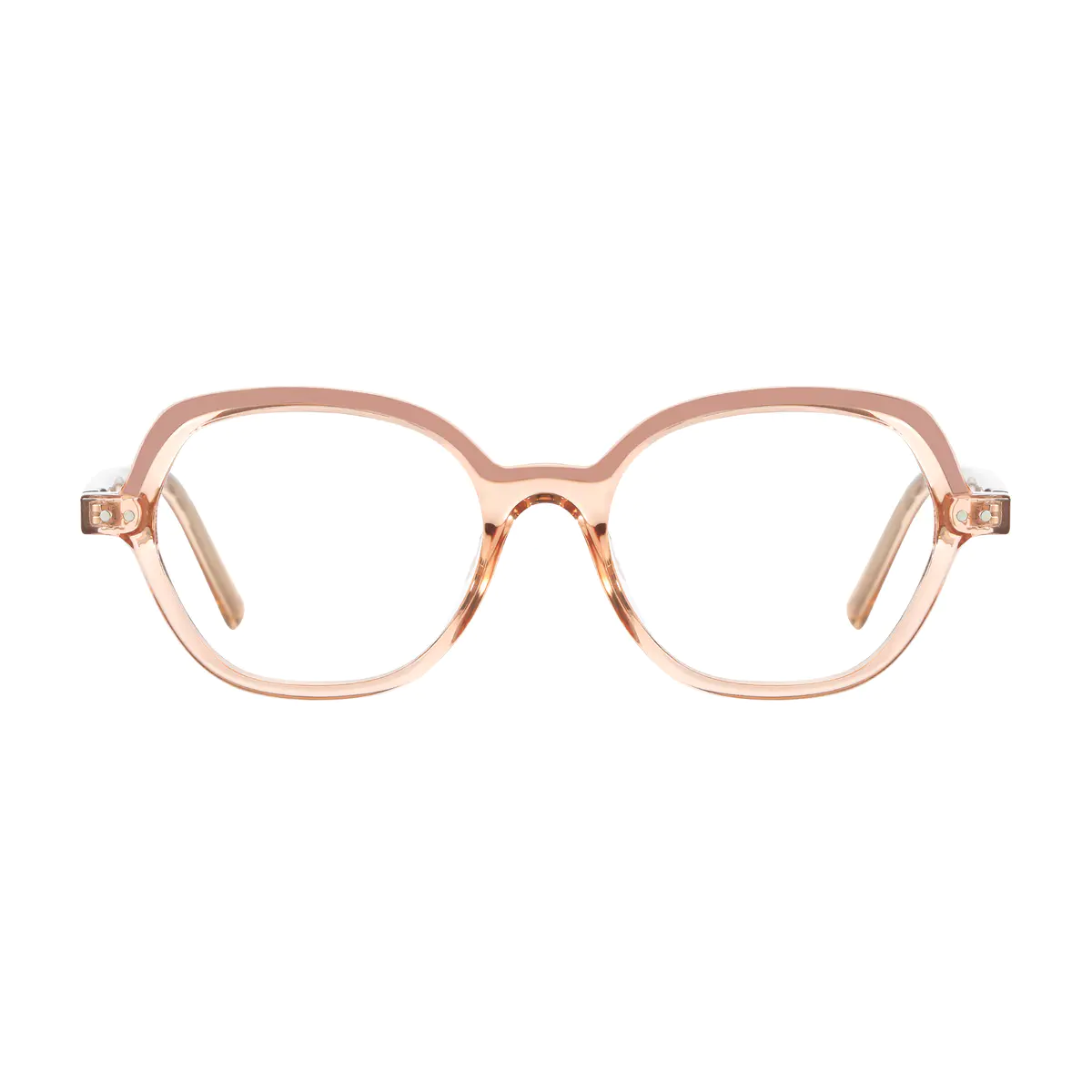 Oval Rose Gold Eyeglasses
