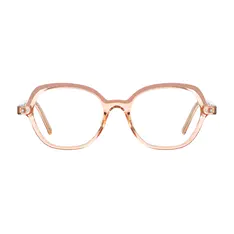 Oval Rose Gold Eyeglasses