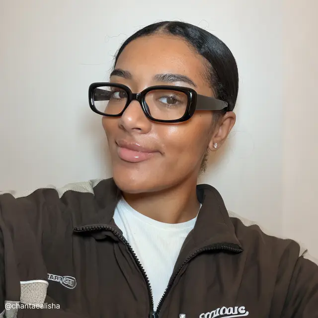 Oval Black Eyeglasses