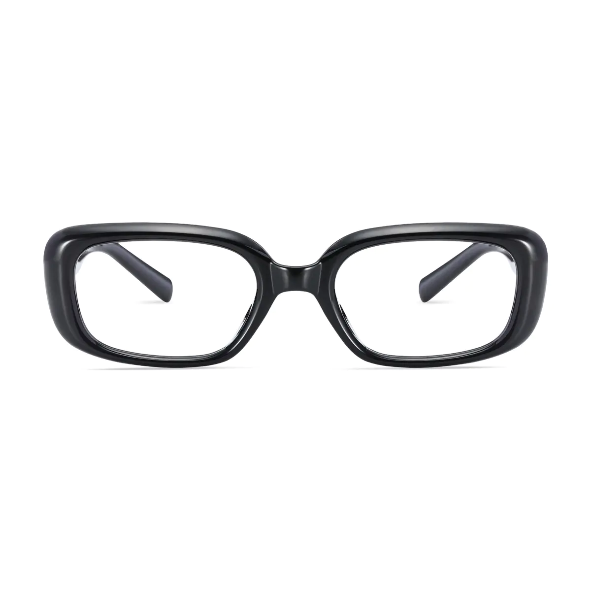 Oval Black Eyeglasses