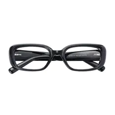 Oval Black Eyeglasses