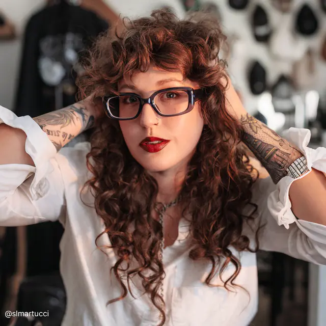 Oval Transparent Blue Eyeglasses