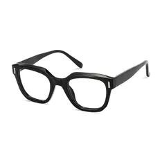 Square Black Eyeglasses