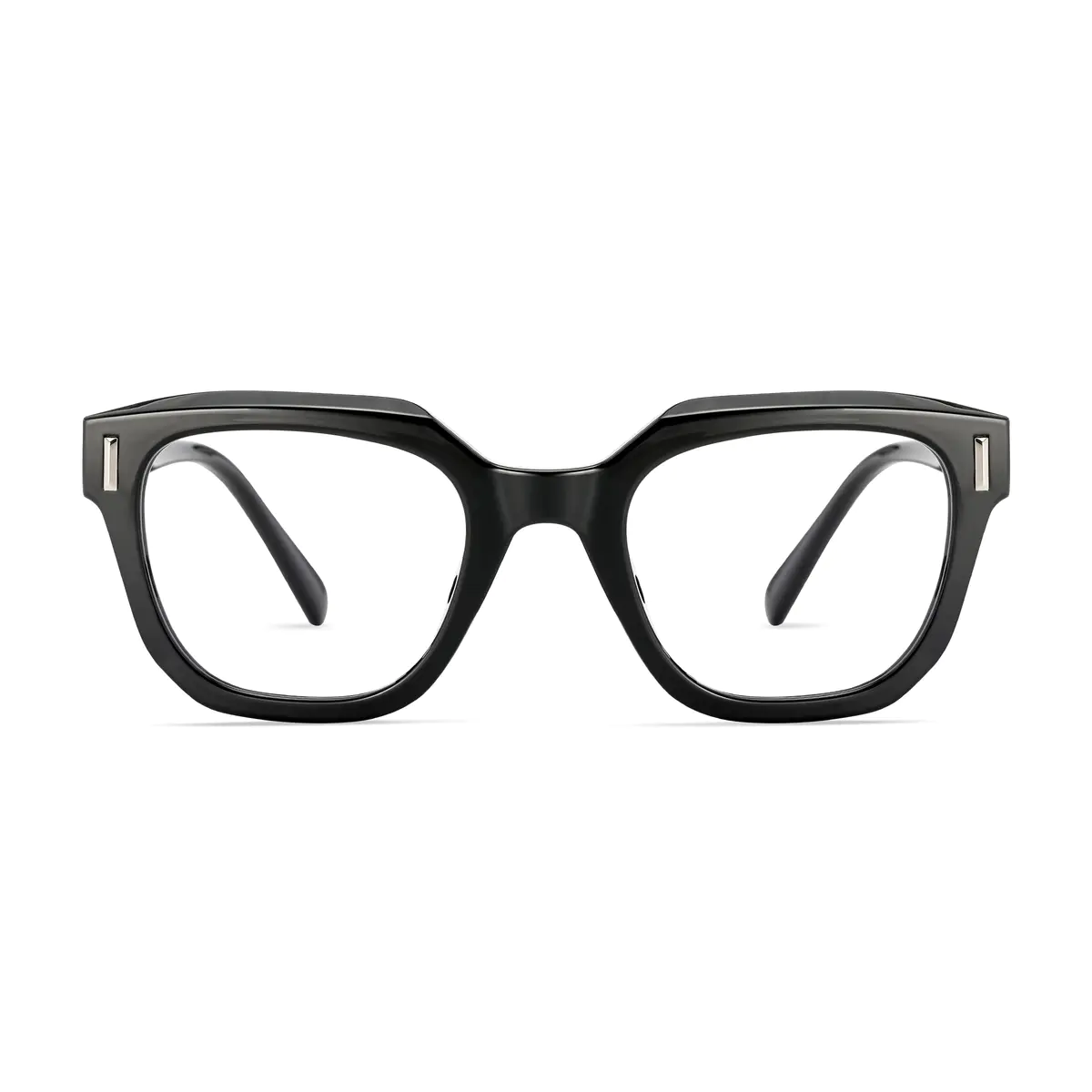 Square Black Eyeglasses