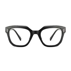 Square Black Eyeglasses