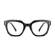 Square Black Eyeglasses