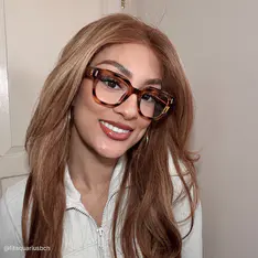 Square Tortoiseshell Eyeglasses