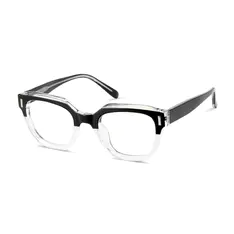 Square Black/Clear Eyeglasses