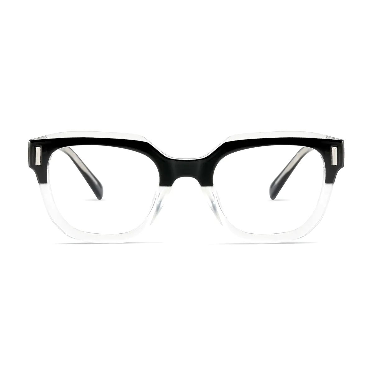 Square Black/Clear Eyeglasses