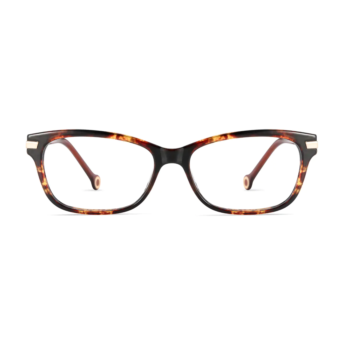 Rectangle Tortoiseshell Eyeglasses