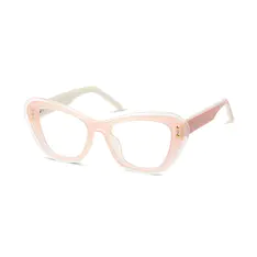 Cat-eye Pink/Clear Eyeglasses