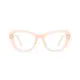 Cat-eye Pink/Clear Eyeglasses