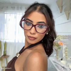 Cat-eye Wine Eyeglasses