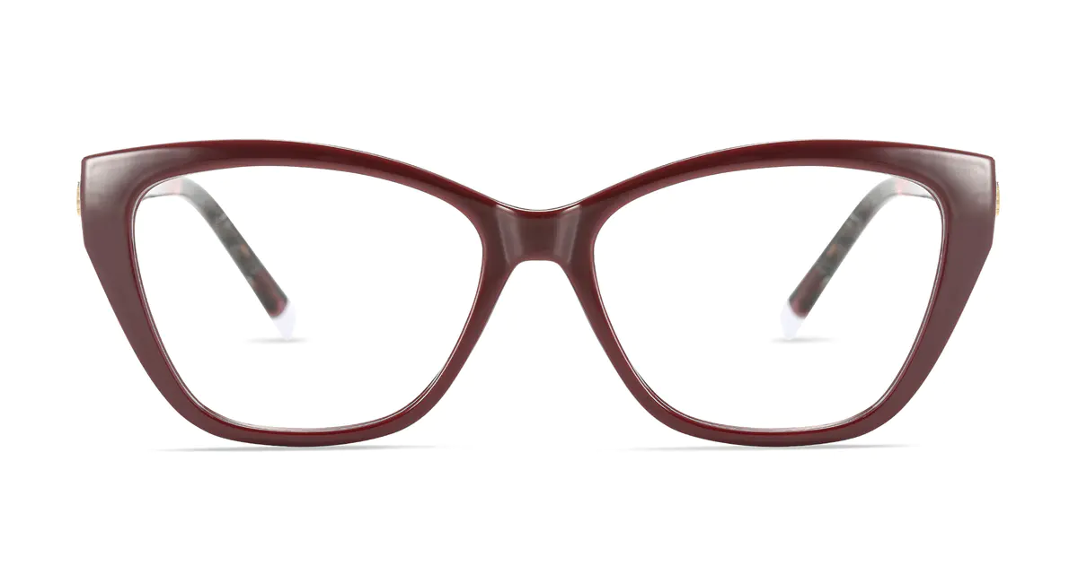 Cat-eye Wine Eyeglasses