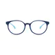 Kids' Oval Blue Eyeglasses