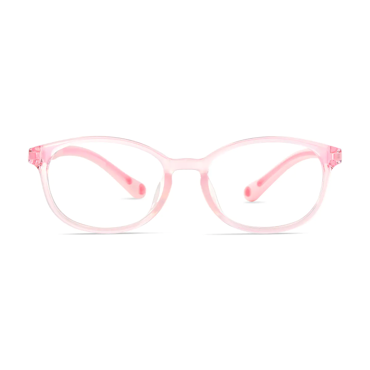 Kids'  Oval Pink  Eyeglasses