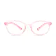 Kids' Oval Pink Eyeglasses