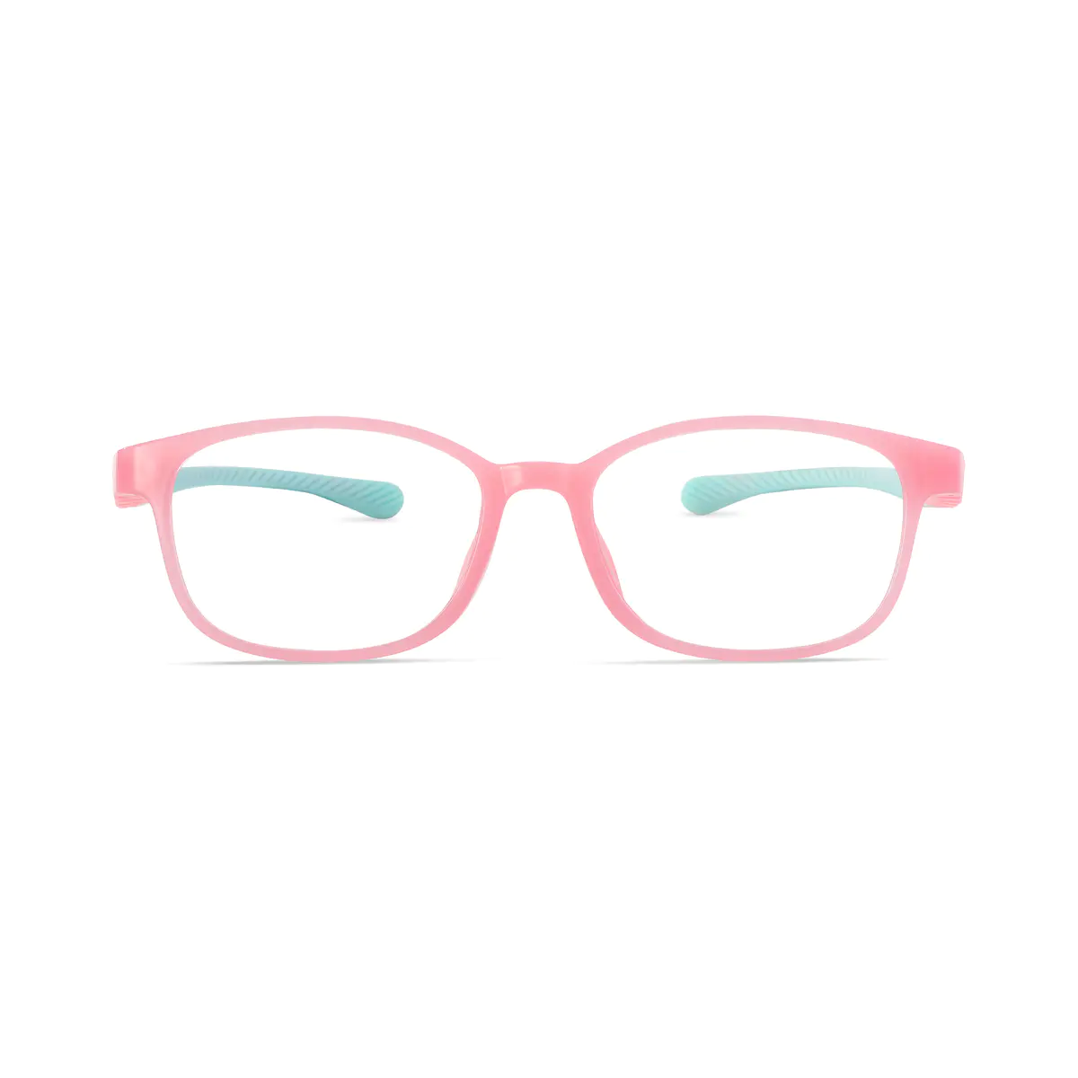 Kids'  Rectangle Pink/Blue Eyeglasses