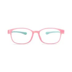 Kids'  Rectangle Pink/Blue Eyeglasses