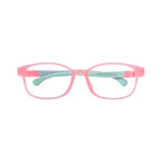 Kids'  Rectangle Pink/Blue Eyeglasses