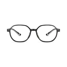 Kids' Oval Transparent Blue Eyeglasses