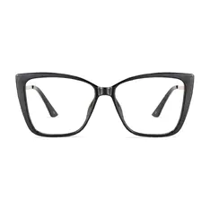 Cat-eye Black Eyeglasses