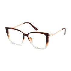 Cat-eye Light Brown Eyeglasses