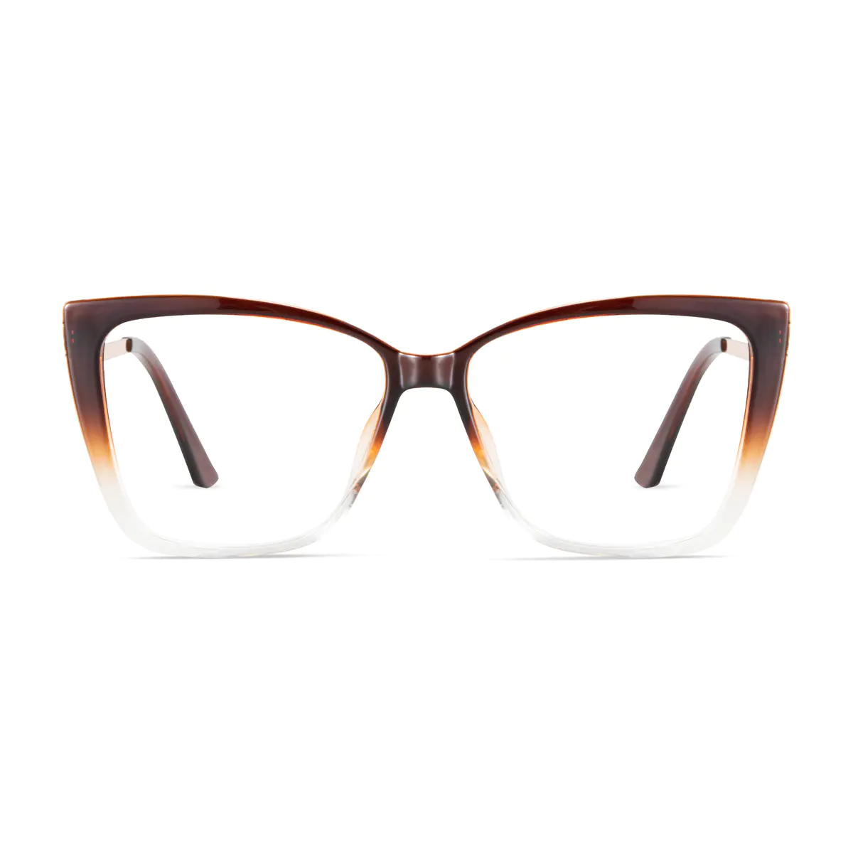 Cat-eye Light Brown Eyeglasses