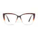 Cat-eye Light Brown Eyeglasses