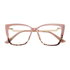 Cat-eye Ruby Tortoiseshell/Pink Eyeglasses