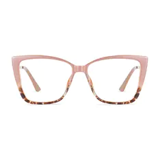 Cat-eye Ruby Tortoiseshell/Pink Eyeglasses