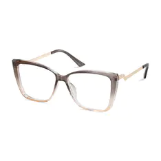 Cat-eye Gradient Brown Eyeglasses