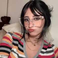 Cat-eye Clear Eyeglasses