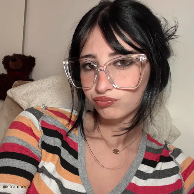 Cat-eye Clear Eyeglasses