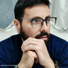 Square Gradient Black Eyeglasses