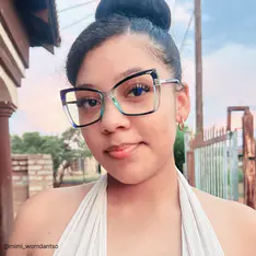 Cat-eye Gradient Blue Eyeglasses