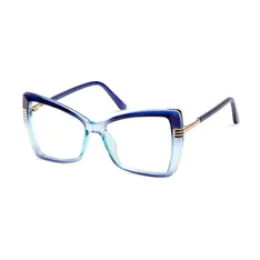 Cat-eye Gradient Blue Eyeglasses
