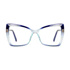 Cat-eye Gradient Blue Eyeglasses