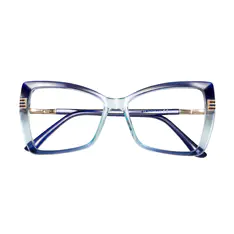 Cat-eye Gradient Blue Eyeglasses