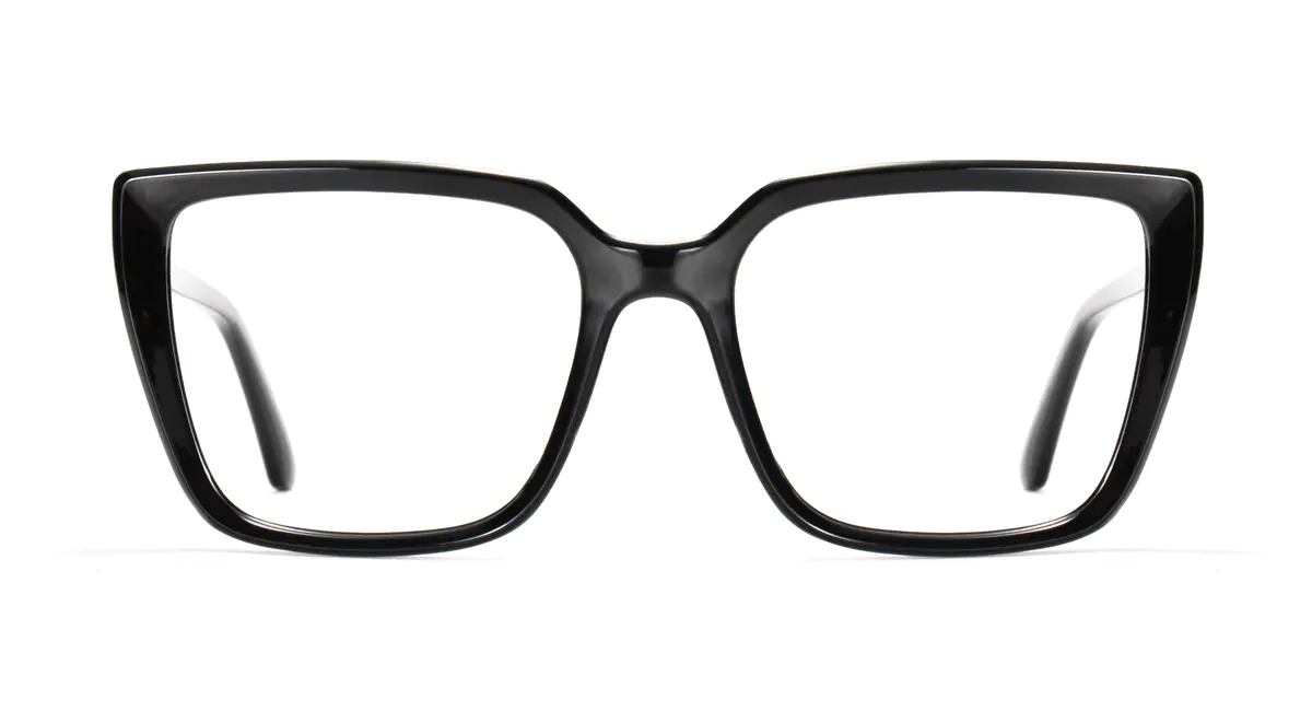 Square Black Eyeglasses