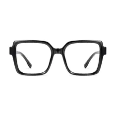 Square Black Eyeglasses