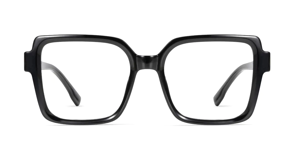 Square Black Eyeglasses