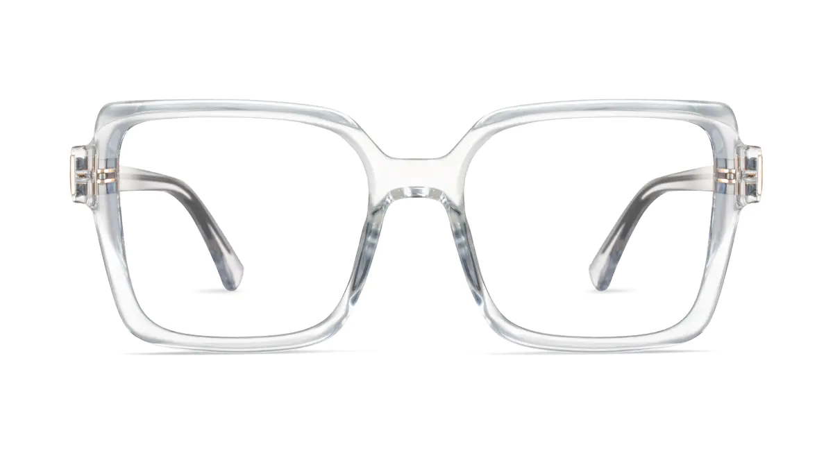 Square Clear Eyeglasses